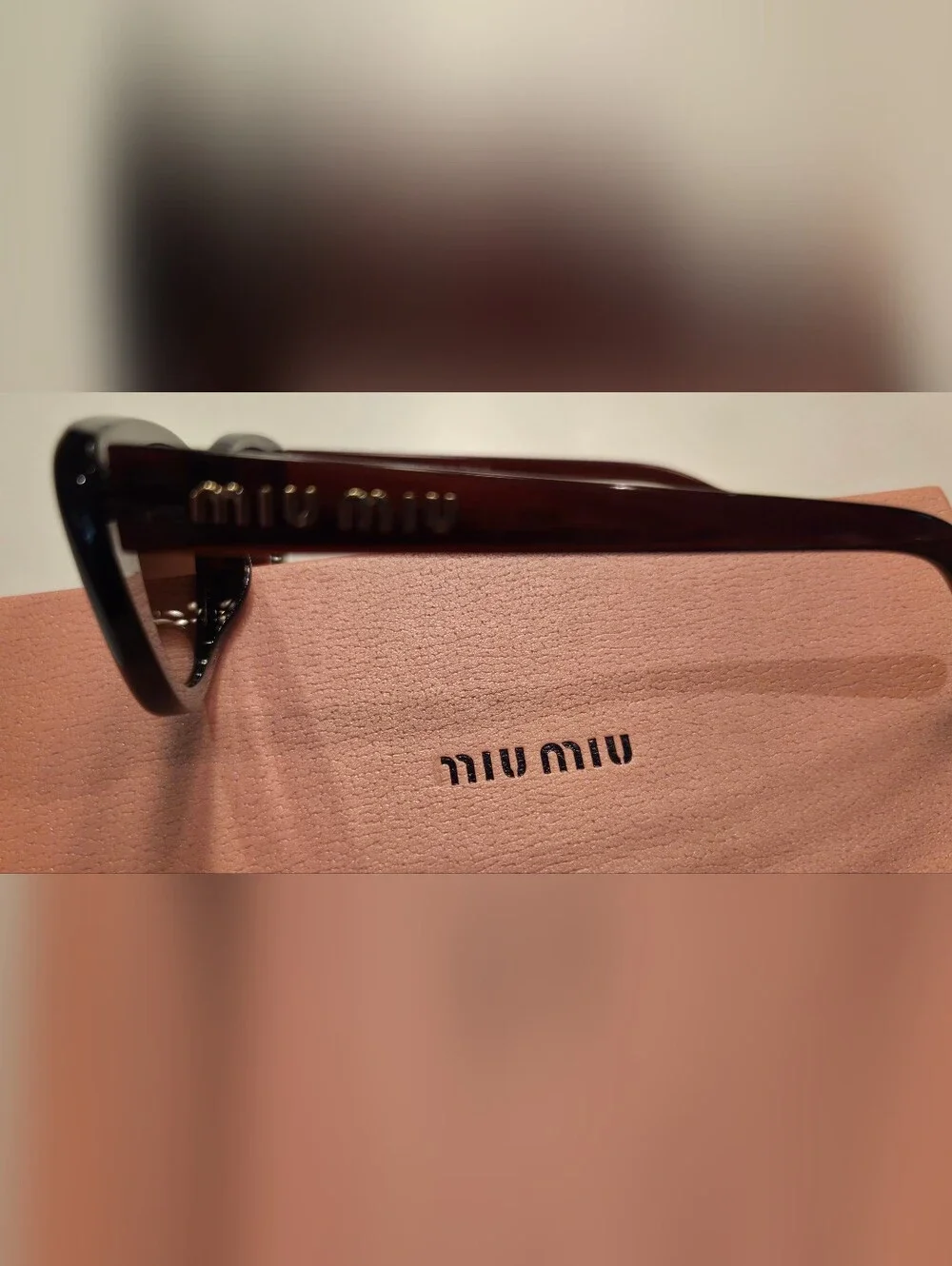 Miu Miu Dark Brown Sunglasses